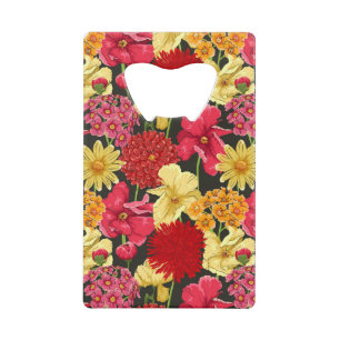 Floral wallpaper in watercolor style