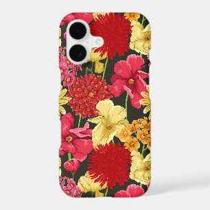Floral wallpaper in watercolor style