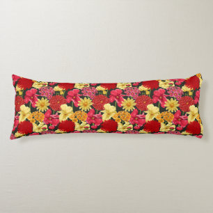 Floral wallpaper in watercolor style body cushion