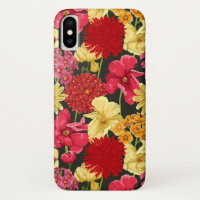 Floral wallpaper in watercolor style