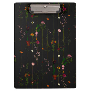 Floral Wallroll - Dark Clipboard