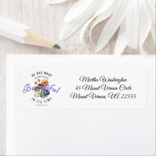 Floral Watercolor Beautiful Scripture
