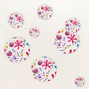 Floral Watercolor Boho Confetti