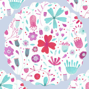 Floral Watercolor Boho Paper Coaster