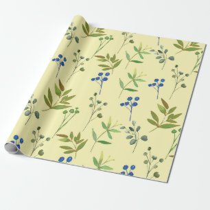 Floral Watercolor Cute Gift Ideas 1 Wrapping Paper