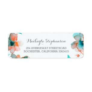 Floral Watercolor Elegant Wedding