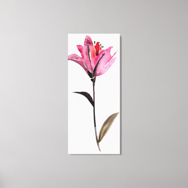 Floral Watercolor II Canvas Print (Front)