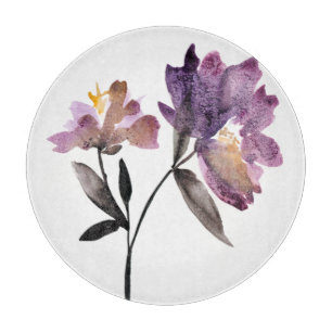 Floral Watercolor III Cutting Board