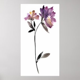 Floral Watercolor III Poster