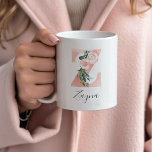 Floral Watercolor Initial Mug - Z<br><div class="desc">Give this gorgeous mug as a gift to your bridal party,  mother or friend!!</div>
