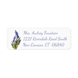 Floral Watercolor Lavender Purple Flower