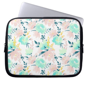 Floral Watercolor Pattern Laptop Sleeve