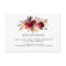 Floral Watercolor Reception Information Insert