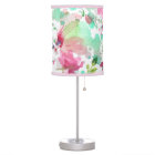 Floral Watercolor Table lamp
