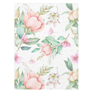 Floral Watercolor Tablecloth