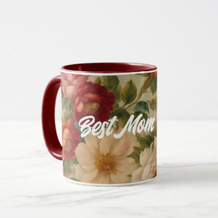 Floral Watercolor Vintage Modern Collection Mug