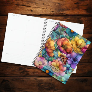Floral Watercolor Wedding Planner