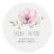 floral watercolor wedding stickers