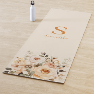 Floral Watercolor Yoga Mat