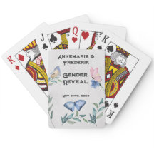 Floral Watercolour Classic Playing Cards