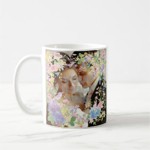 Floral Wedding Border Customisable Image Coffee Mug