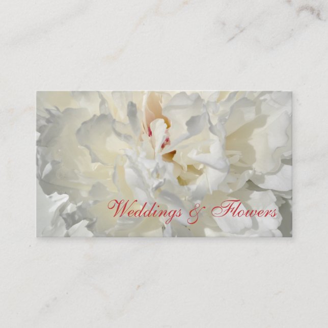 Floral wedding card (Front)