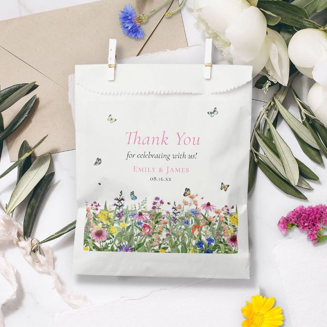 Floral Wedding Favour Bags (Creator Uploaded)