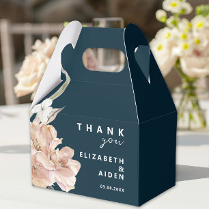 Floral Wedding Favour Box