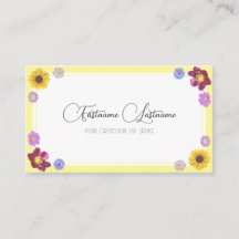 Floral wedding flower variety calligraphy QR-Code