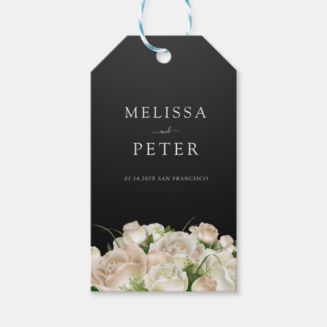 Floral Wedding Gift Tags (Front)