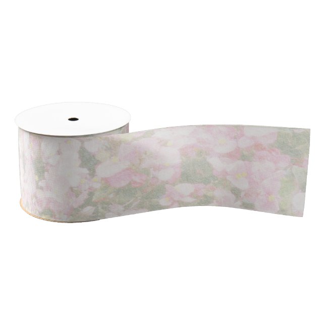 Floral Wedding Grosgrain Ribbon (Spool)