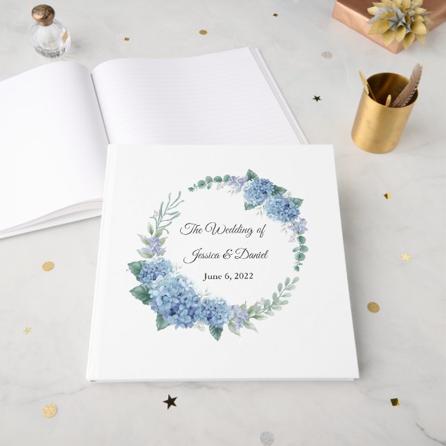 Floral Wedding     Guest Book (Front Open)