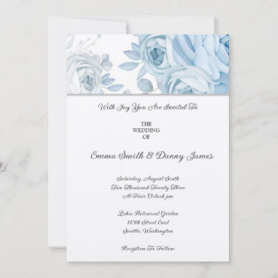 Floral Wedding Invitation
