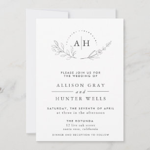 Floral Wedding Invitation