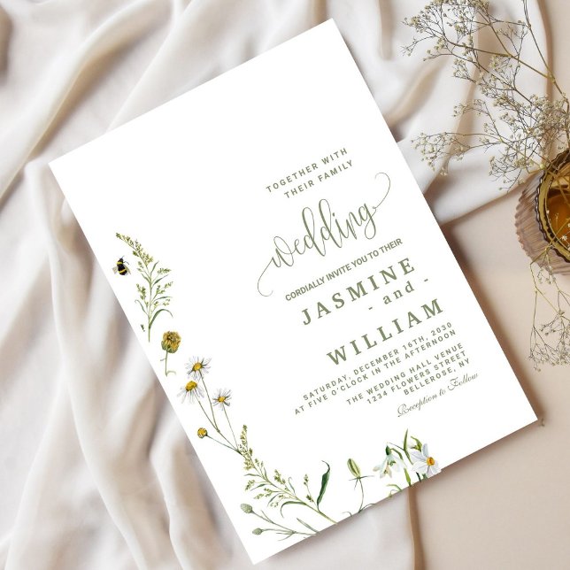 Floral Wedding Invitation (Creator Uploaded)