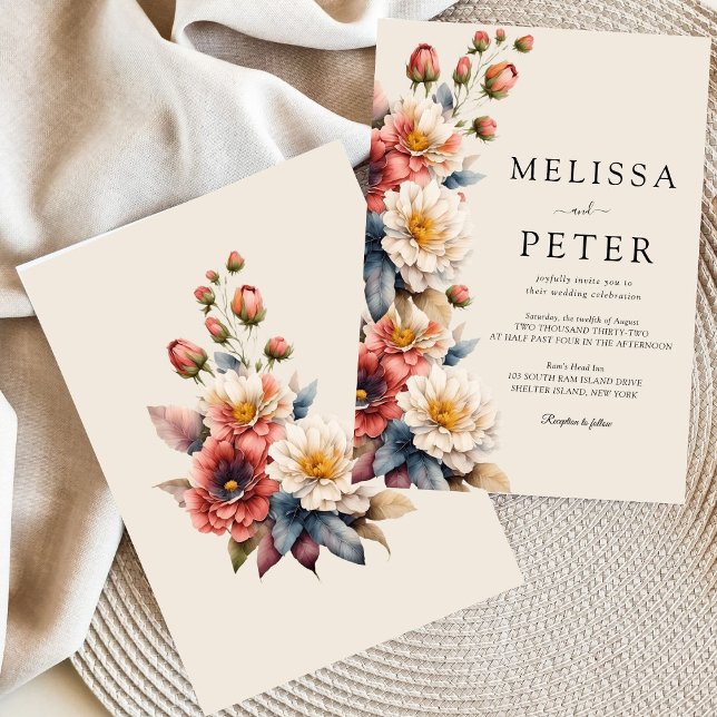 Floral Wedding  Invitation (Creator Uploaded)