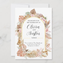Floral Wedding Invitation