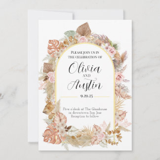 Floral Wedding Invitation