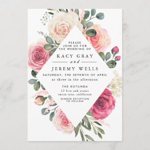 Floral Wedding Invitation