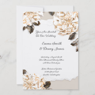 Floral Wedding Invitation