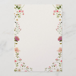 Floral Wedding Invitation