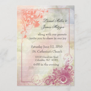 Floral Wedding Invitation