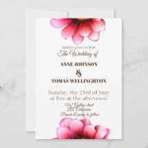 Floral Wedding Invitation