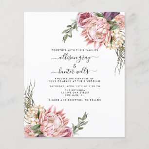 Floral Wedding Invitation Aubrey