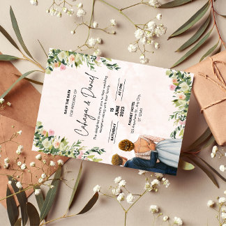 Floral Wedding Invitation | Elegant Watercolor 