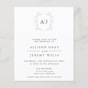 Floral Wedding Invitation Flyer