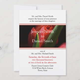 Floral Wedding Invitation Template