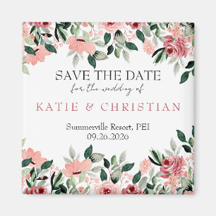 Floral Wedding Magnets