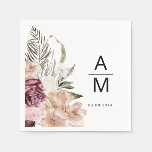 Floral Wedding Napkins