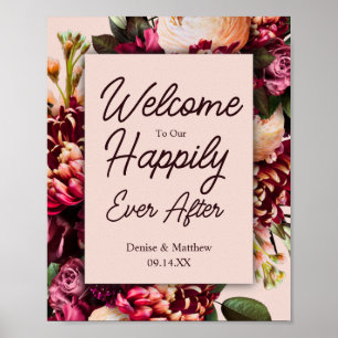 Floral Wedding Poster